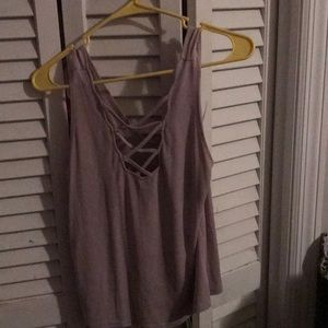 V-neck tee